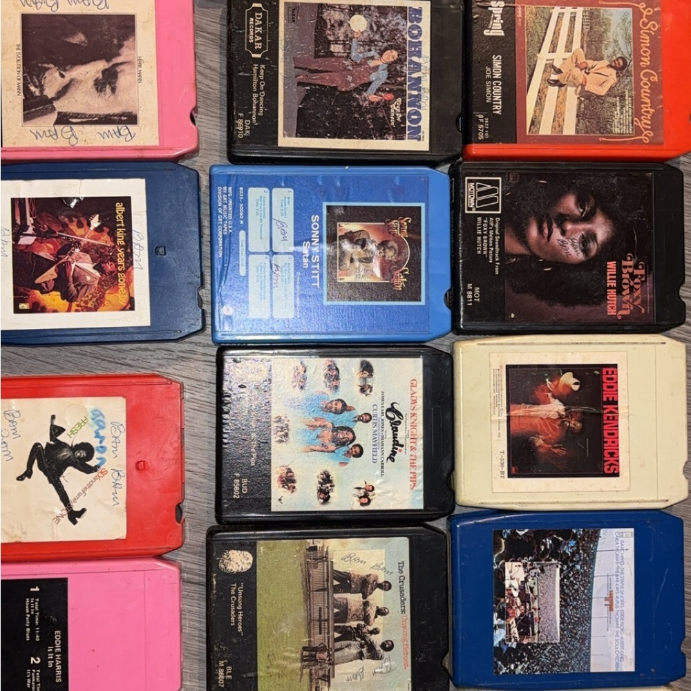 Vintage Motown and Jazz 8-Track Collection